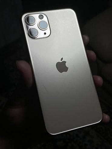 принтер чеков: IPhone 11 Pro, Б/у, 256 ГБ, Золотой, Защитное стекло, 100 % — 1