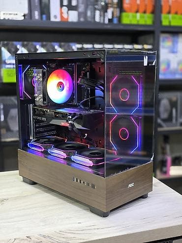 стойка для видеокарты: Компьютер, ядер - 6, ОЗУ 16 ГБ, Игровой, Новый, Intel Core i5, NVIDIA GeForce RTX 3070, NVMe — 4