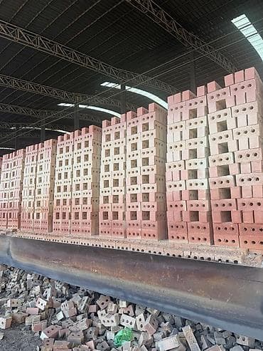 зелёный сетка: Пустотелый, дырчатый, Жженый кирпич, Полублок, 250×120×88 — 6