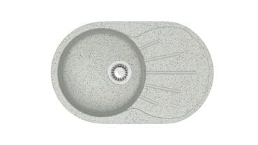 цена на столешницы для кухни: Кухонная мойка Glanz Касандра J110 Каменная мойка из литого мрамора — 4