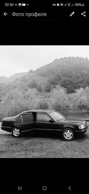 Транспорт: Mercedes-Benz W124: 1991 г., 2.3 л, Кол менен иштөөчү, Бензин, Седан — 4