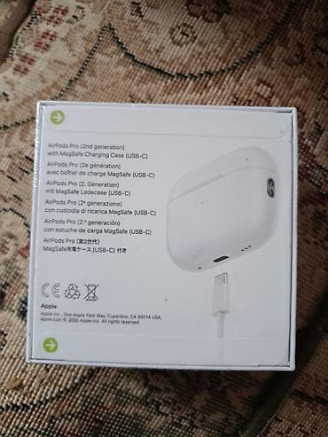 Аудиотехника: Зымсыз вакуумдук кулакчындар, Apple, AirPods Pro 2, Жаңы — 2