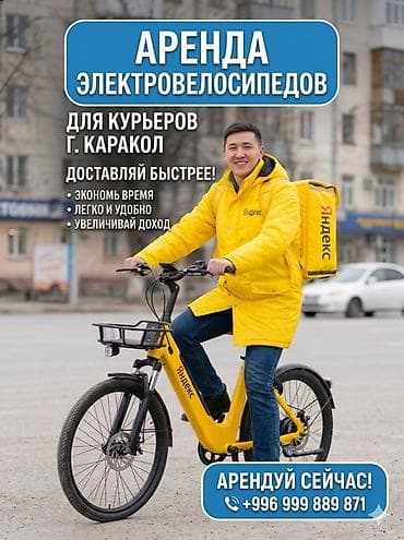 карзина сди: Аренда электровелосипедов для курьеров, г. Каракол. - Помогают — 1