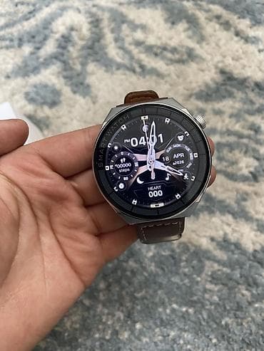 Есть коробка зарядка все работает Смарт‑часы Y35 с кожаным ремешком -