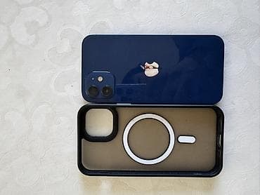 4k: IPhone 12, Б/у, 128 ГБ, Синий, Чехол, 84 % — 9