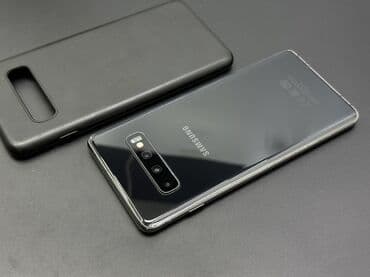 купить айфон бишкек: Samsung Galaxy S10 5G, Б/у, 128 ГБ, цвет - Черный, 1 SIM — 2