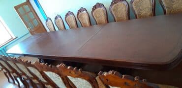 столы из нержавейки бу: Стол длина 5 метр. столду кичирейтсе болот. Стул 20 штук. Материал — 8