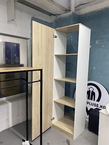 Столдор: Кеңсе эмереги комплекти, ДСП, түсү - Ак — 1