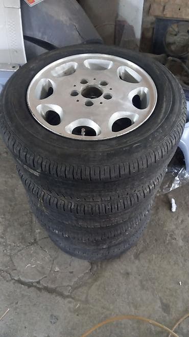 диски 15 100: Колеса в сборе 195 / 65 / R 15, Лето, Б/у, Комплект, Легковые, Литые, отверстий - 5 — 1