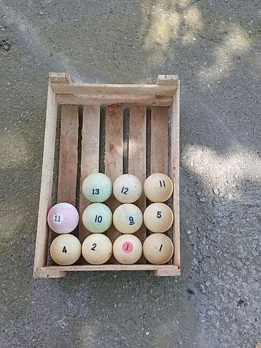 Спорт и хобби: 🎱 Бильярдные шары — 11 шт. Продам бильярдные шары в хорошем — 4