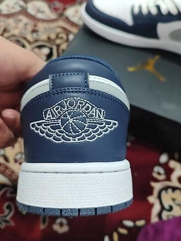 low: Мужские кроссовки, 39, 40, 41, Nike, Новый, цвет - Синий, Самовывоз, Бесплатная доставка, Платная доставка — 2