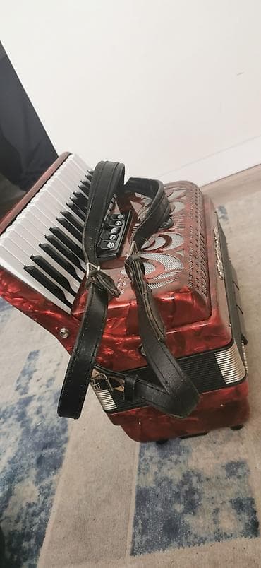 баян рубин: Аккордеон WELTMEISTER CAPRICE N с красным перламутровым корпусом — 6