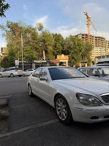 алмашаи: Mercedes-Benz S-Class: 2001 г., 5 л, Автомат, Газ, Седан — 2