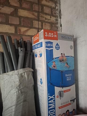 Спорт и хобби: Каркасный круглый бассейн Bestway Steel Pro MAX - Диаметр: 3,05 м - — 4