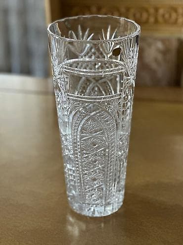 ваза стекло: Хрустальная ваза — 1