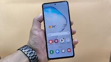 Samsung Note 10 Lite, Б/у, 128 ГБ, цвет - Черный, 2 SIM