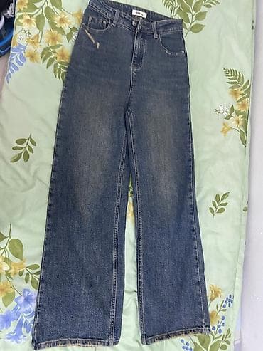 Джинсы, Прямые, Высокая талия