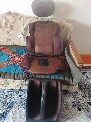 Техника и электроника: Массажная накидка на кресло с отдельным массажером для стоп. - — 2