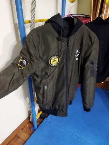 run: Двусторонняя куртка‑худи с капюшоном Качество ТОП Б/у в отличном — 1