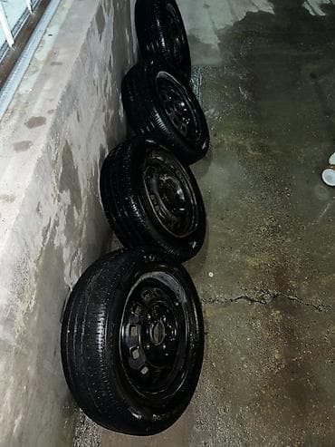 Шиналар жана дисктер: Дөңгөлөктөр монтажда 175 / 60 / R 13, Жай, Колдонулган, Комплект, Жеңил унаалар, Темир, тешиктери - 4 — 1