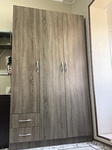 вешлка: Шифоньер, шкаф для одежды, Б/у, Прямой, ЛДСП — 2