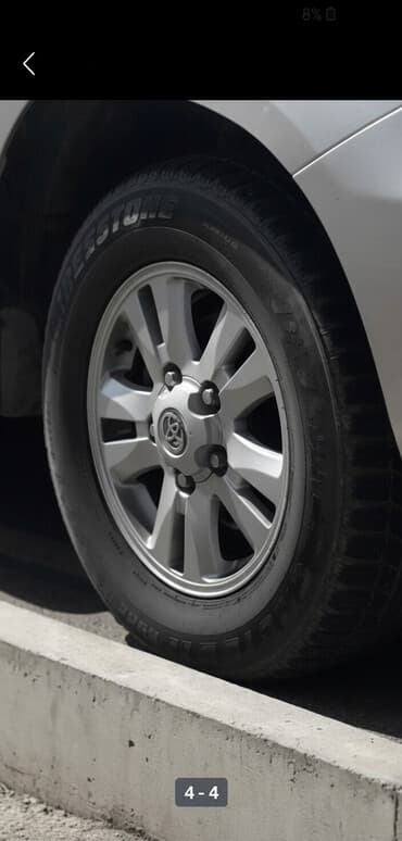 Резина зима 70% +диски р17 на крузак 100-200