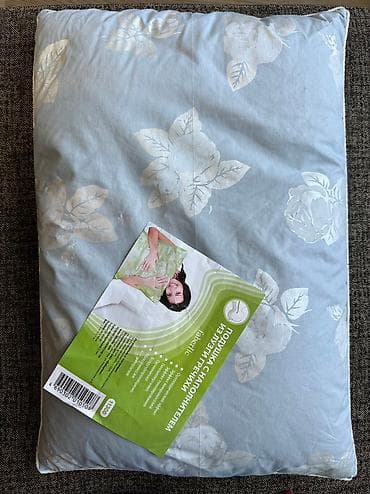 Матраска арналган каптамалар жана топперлер: Подушка с наполнителем из гречневой лузги. Очень много положительных — 2