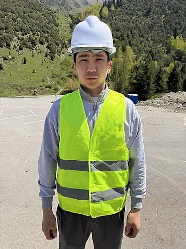 плаш для дожд афцерский: Светоотражающий жилет MasterOK - Цвет: яркий неоново-жёлтый для и — 1