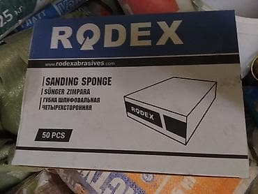 Губка шлифовальная RODEX, четырёхсторонняя. - Тип: Sanding Sponge lalafo.kg да Губка шлифовальная RODEX, четырёхсторонняя. - Тип: Sanding Sponge