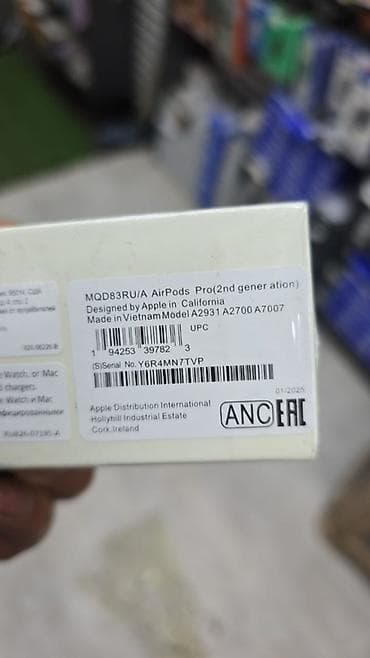 airpods pro case: Вакуумные, Apple, Новый, Беспроводные (Bluetooth), Классические — 2