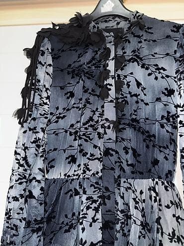 devit 3: Платье макси с многоярусной юбкой и длинными рукавами. - Цвет — 3