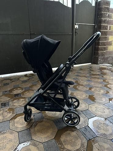 Коляскалар: Балдар арабасы, Cybex, түсү - Кара, Колдонулган, Өзү алып кетүү — 4