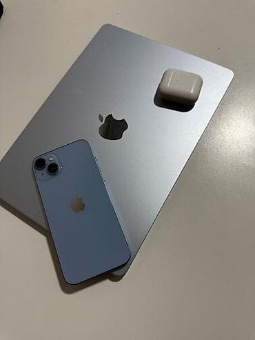 IPhone 14 Plus, Б/у, 128 ГБ, Голубой, Чехол, Коробка, 77 % at lalafo.kg IPhone 14 Plus, Б/у, 128 ГБ, Голубой, Чехол, Коробка, 77 %