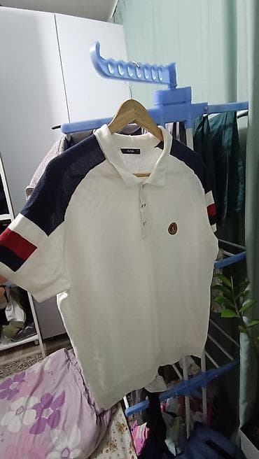 футболки calvin klein мужские: Мужская футболка, XL, ALBANA, Б/у, цвет - Белый, Самовывоз — 1