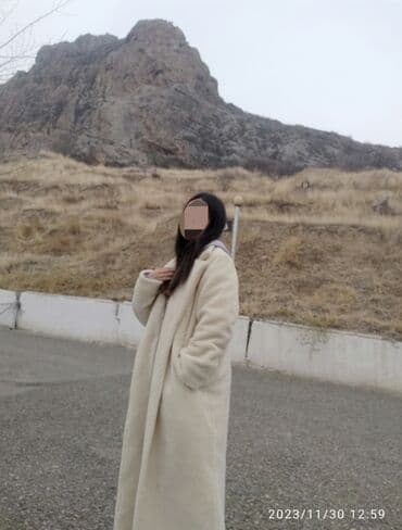 куртка мех: Шуба, Длинная модель, 4XL — 5