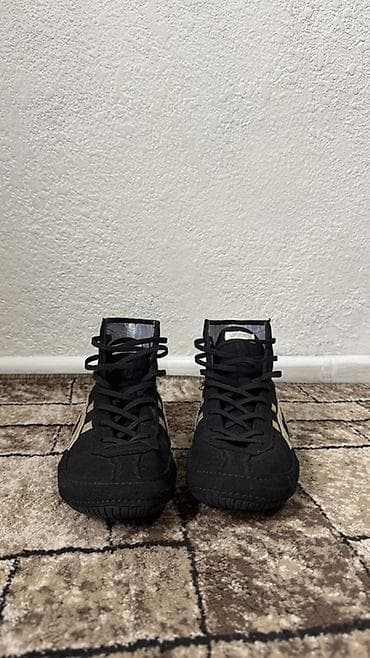 Личные вещи: Мужские кроссовки, 40.5, Asics, Б/у, цвет - Черный, Платная доставка, Самовывоз — 2