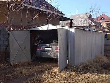 не пригодился: Продаю гараж без места, самовывоз. Двускатный металлический гараж — 5