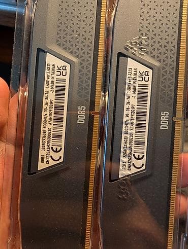 inter core i5: Оперативная память (RAM) для ПК, Б/у, Corsair, 32 ГБ, DDR5, 6000 МГц — 3
