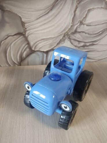 аттракцион паровозик купить бу: Игрушка синий трактор — 2