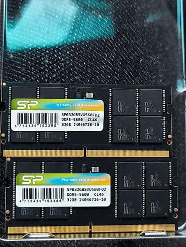 core i3 9100f: Оперативная память, Новый, Hynix, 32 ГБ, DDR5, 5600 МГц, Для ноутбука — 4