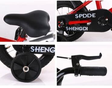 велосипед 12: Детский велосипед, 4-колесный, 4 - 6 лет, Для девочки, Новый — 2