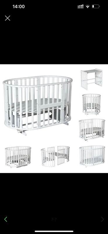 купить двуспальную кровать с матрасом бу: Продаю кроватку пользовались месяц состояние отличное брали за — 2