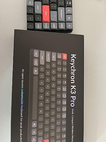 mx keys: Клавиатура, Keychron, Механикалык, Bluetooth, Зымдуу туташтыруу, Өлчөмү: 75% — 6