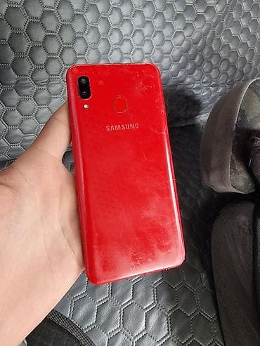 галакси а56: Samsung Galaxy A20, 32 ГБ, цвет - Красный, 2 SIM — 1