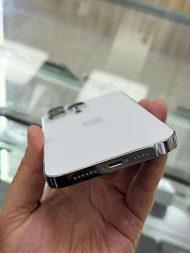 IPhone 13 Pro Max, Б/у, 128 ГБ, White Titanium, Защитное стекло, Чехол, 83 % — 3