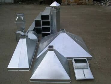 установка крыш: Жестянные изделия под заказ калпаки и парапеды для забора ветровики — 22