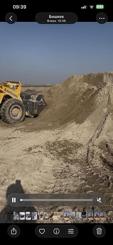 куплю песок: Песок, Ивановский карьер, Насыпью, Камаз — 2