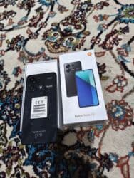 андроид маниторы: Redmi, Redmi Note 13, Колдонулган, 256 ГБ, түсү - Кара, 1 SIM, 2 SIM — 1