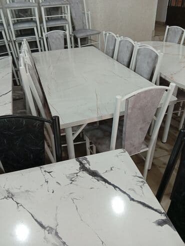 стол в гостиной со стульями: Кухонный стол и стул, Новый, Платная доставка — 3