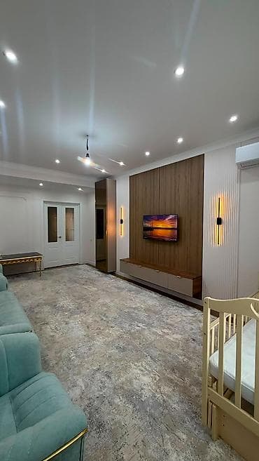 Недвижимость: 3 комнаты, 104 м², Элитка, Асанбай мкр Элитка, 11 этаж, Дизайнерский ремонт — 1